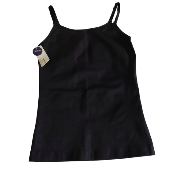 NWT Empetua by Shapermint XL Black Scoop Neck Cami - Picture 2 of 9